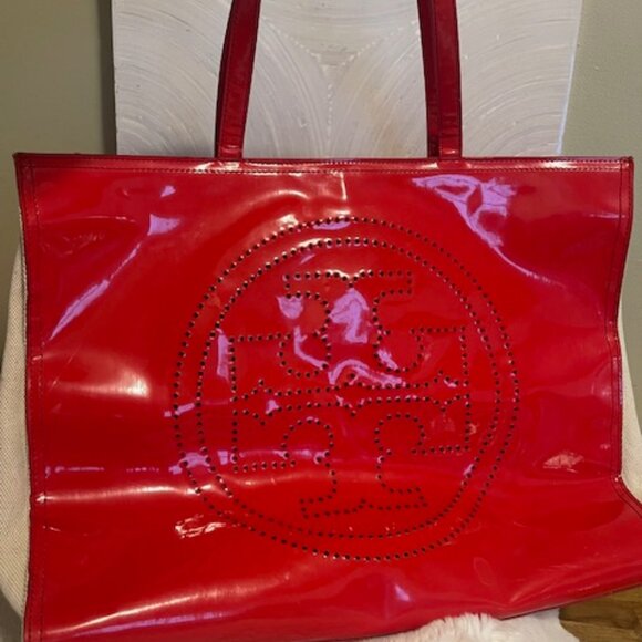 Tory Burch Large Red Tote - Picture 9 of 9